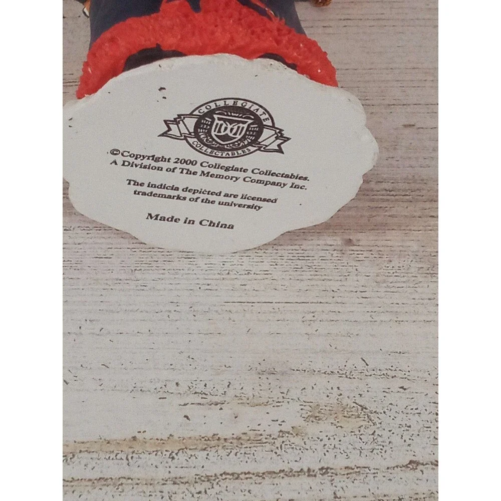 Vintage Collegiate Collectibles Auburn Tigers Santa W Wreath Ornament
